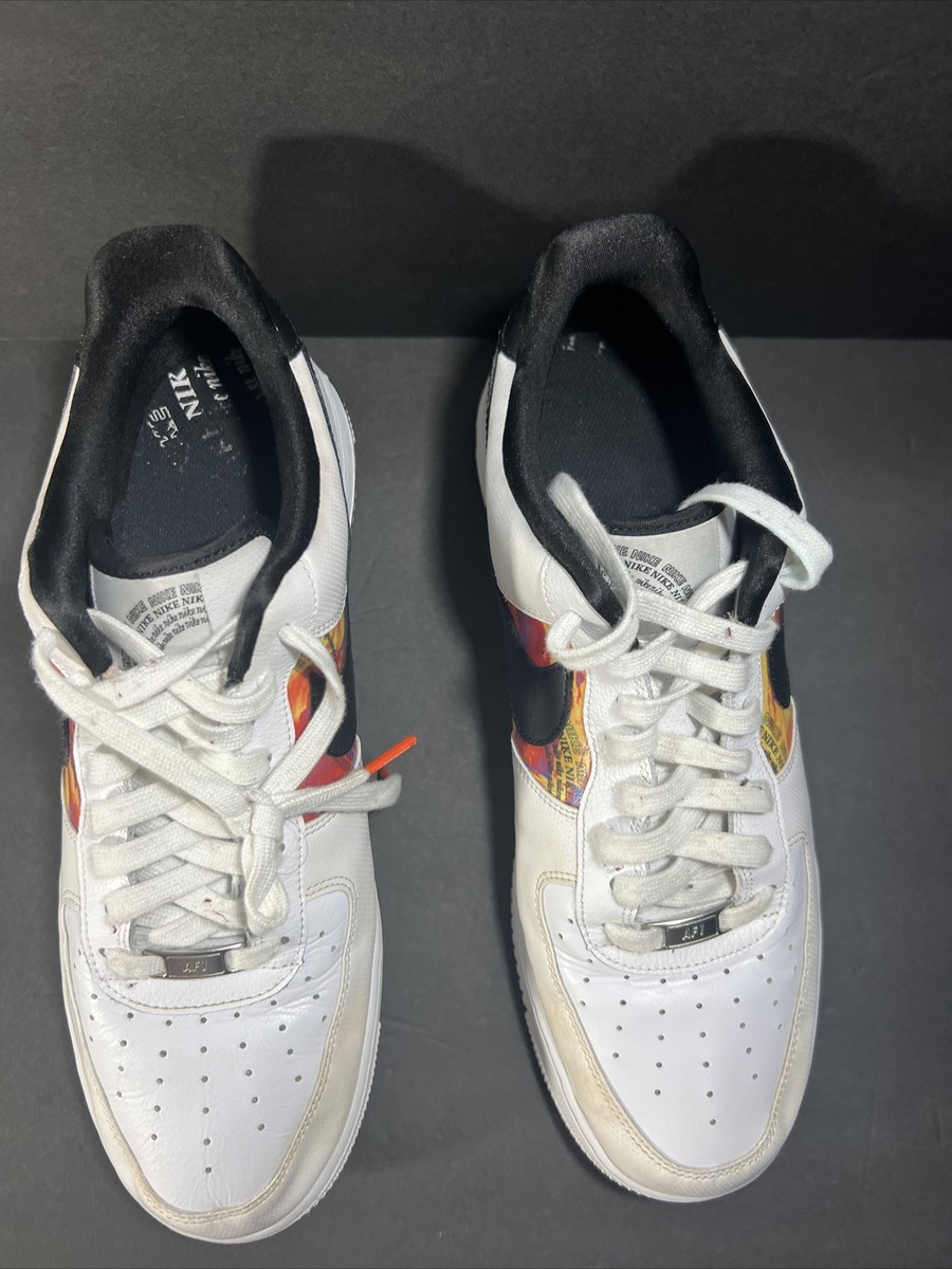 NIKE CU4734-100 WHITE AIR FORCE 1 LOW VINTAGE MOSAIC  display picture 2