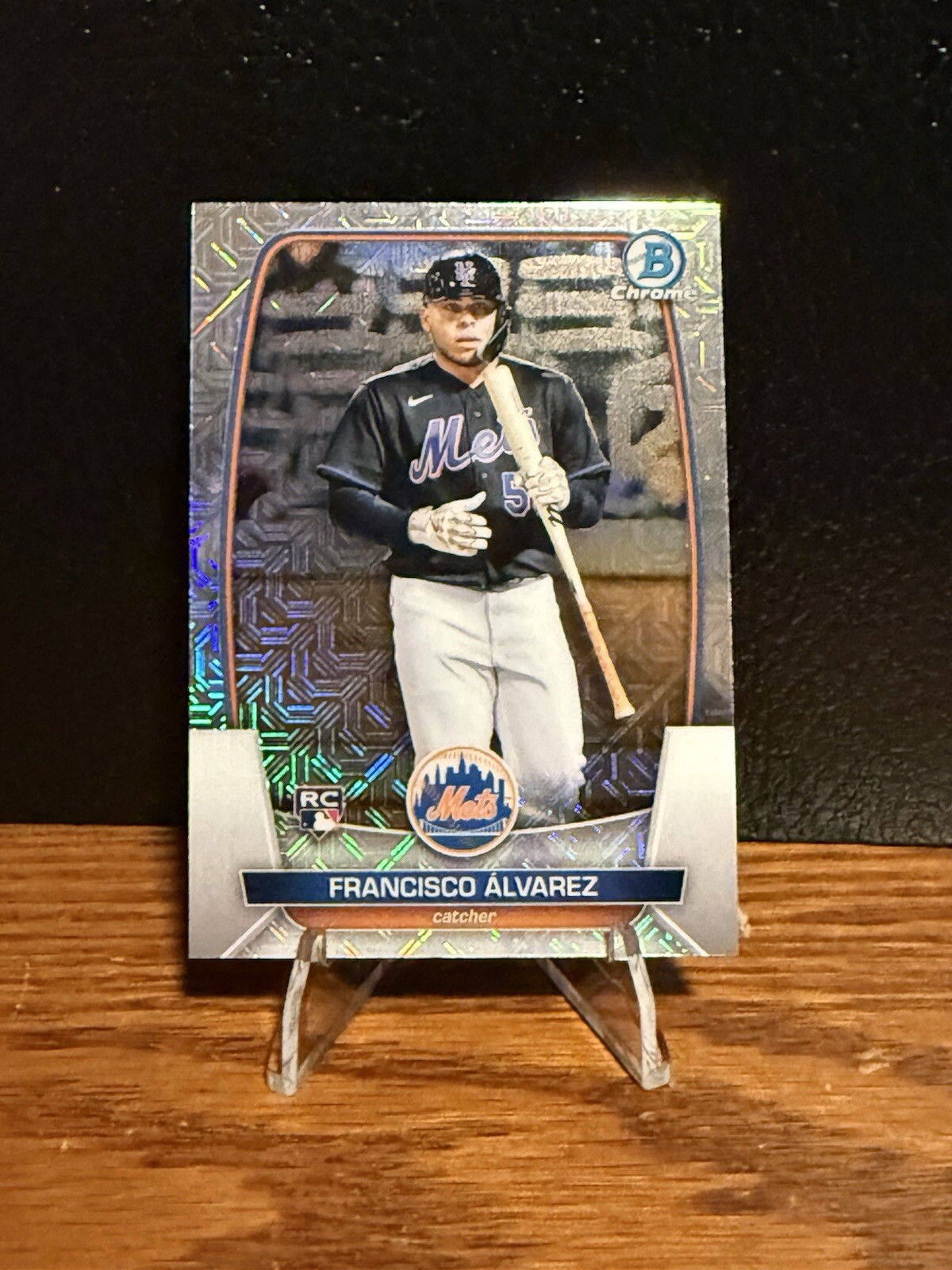 2023 Bowman -  Chrome Mojo Refractor #49 Francisco Alvarez (RC)