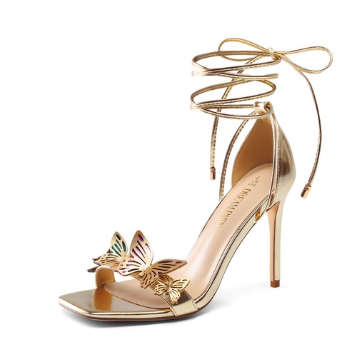 Women High Stilettos Heel Sandals Strappy Gladiator Wedding Party Dress Sandal