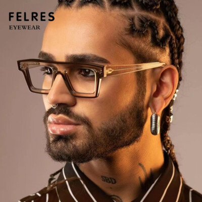 Square Anti Blue Light Reading Glasses For Men Women Classic Full Frame Glasses