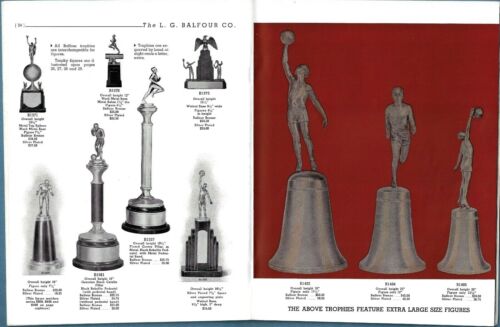 1930s CATALOG OF TROPHIES, MEDALS, RIBBONS, ETC. ~ L.G. BALFOUR CO. ~ ATTLEBORO, - Picture 7 of 12