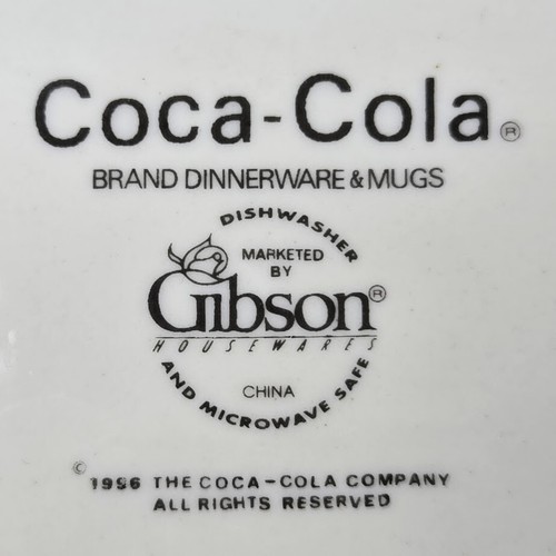 Gibson Housewares Coca-Cola Stained Glass 2 Bowls and 1 Mug 1996 VTG - Picture 13 of 13