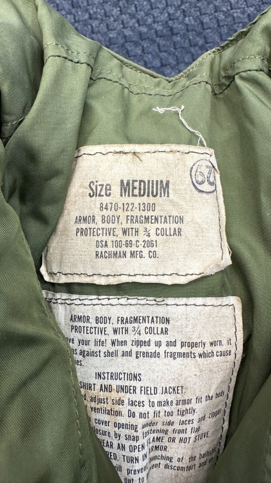 Vietnam Flak Jacket eBay