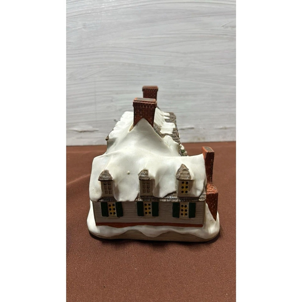 Iluminado Pueblo de Navidad Hawthorne Market Square Tavern 1995 #2230A  Foto 2 de 4