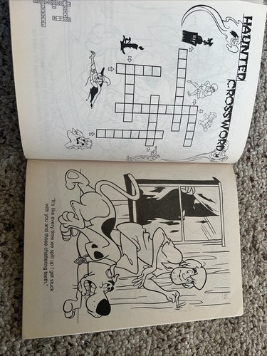 Livre d'activités de coloriage Scooby-Doo & A Mummy Too/Swamp Tromp 1998 Cartoon Network - Photo 12/15