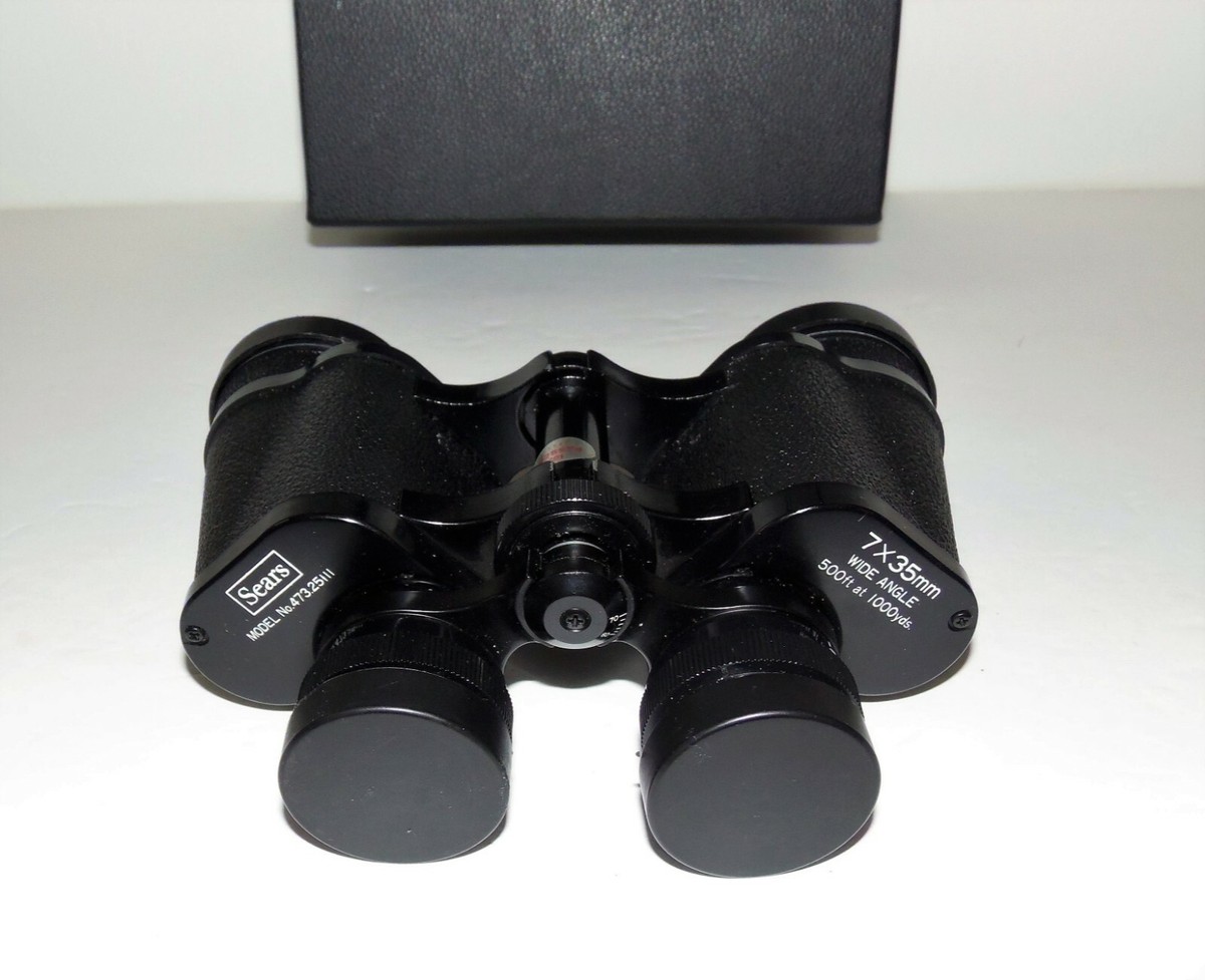 Sears Binoculars 7x35mm Wide Angle 500 Ft 1000 Yards Md