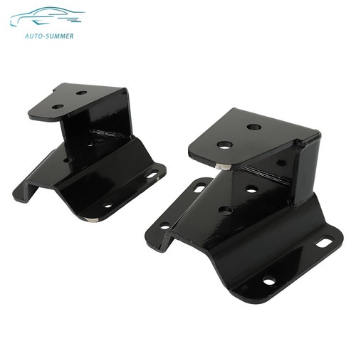 For 1965-1972 Ford F100 2WD 4" Rear Drop Lowering Hanger Shackle Kit Steel LH+RH - Picture 4 of 9