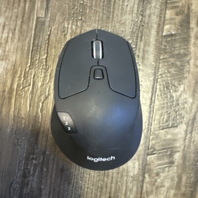 Logitech M720 Triathlon Precision Pro Pc Wireless Mouse Bluetooth Black No Usb