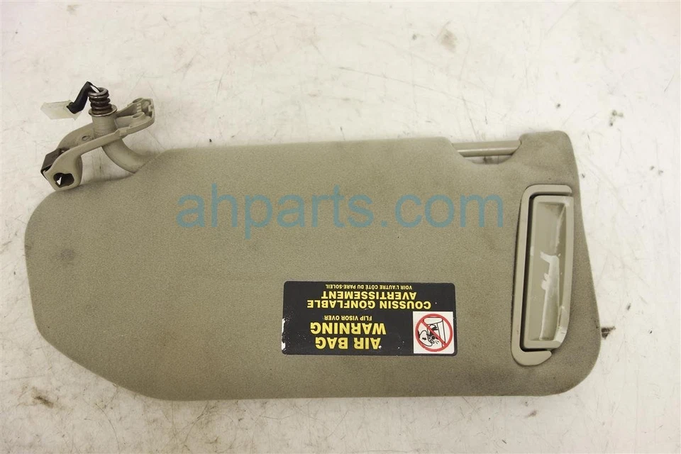 2004 2005 Infiniti Q45 Sedan 4-Door Passenger Right Sun Visor Tan 96400-Ar302 Foto 3 de 4