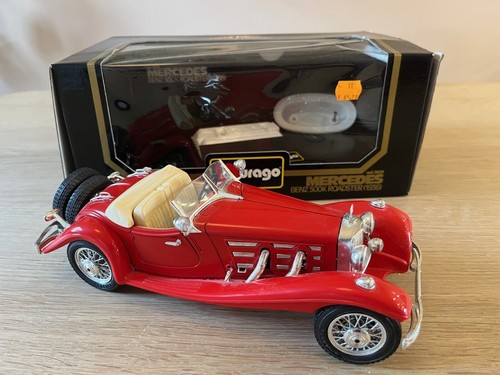 Vintage Bburago (Burago) 1:20 Mercedes Benz 500K 1936 (3020) - great cond. w/box