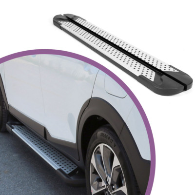 Erkul 5.2'' Running Boards Wide Side Steps for Land Rover Discovery 17-24 Silver
