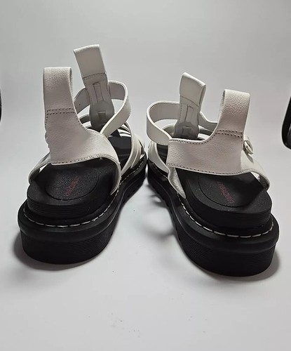 Sz 9 M Union Bay Downtown Sandals White Strappy Shoes Women's New - Picture 4 of 8