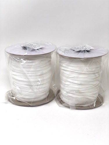 Set Of 2 Flat Elastic Braided for face mask 4 mm 100 Yards DIY Ear Band Loop - Picture 5 of 6