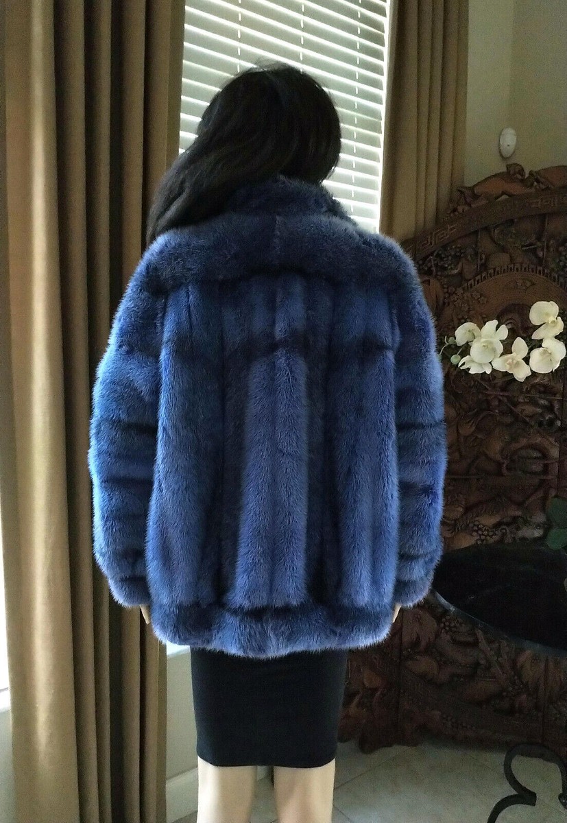$30,000 MUSEUM 1986 CHRISTIAN DIOR GRACE KELLY BLUE MINK FUR