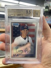 COREY SEAGER 2010 Bowman Chrome Draft USA 1st rookie auto BGS 9.5 AU 10 WS MVP