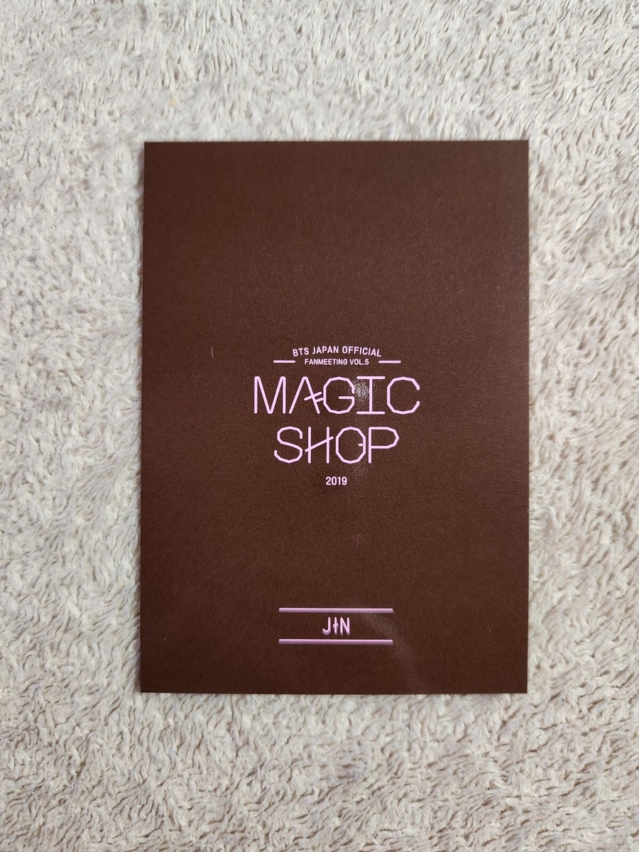 Official BTS Fanmeeting Vol. 5 Magic Shop Clip Board Photocard