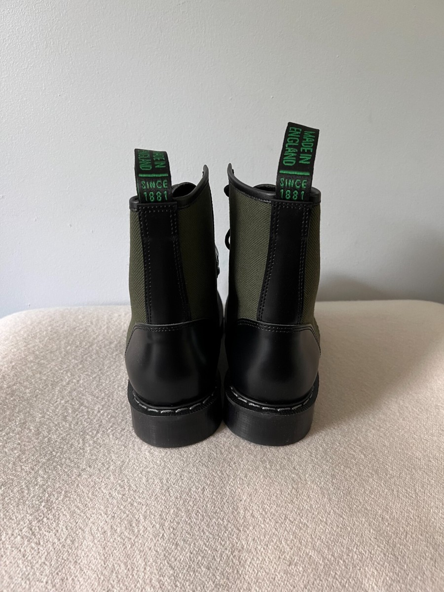 Noah x Solovair Jungle Boots - US Size 8 - Olive Black