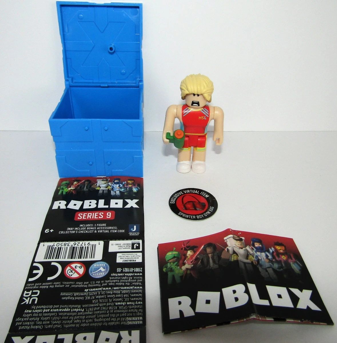 JAZWARES ROBLOX SERIES 9 SINGLE FIGURE WITH GAME CODE HIGH SCHOOL