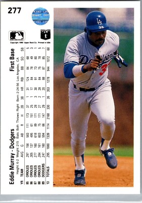 1990 Upper Deck Baseball - #277 Eddie Murray | eBay