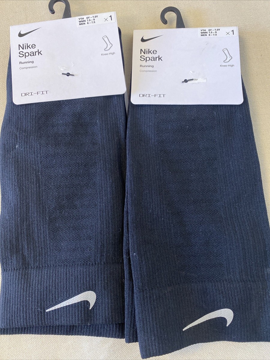 Running Socks Black And Blue Nike Socks Pairs NIKE RUNNING SPARK