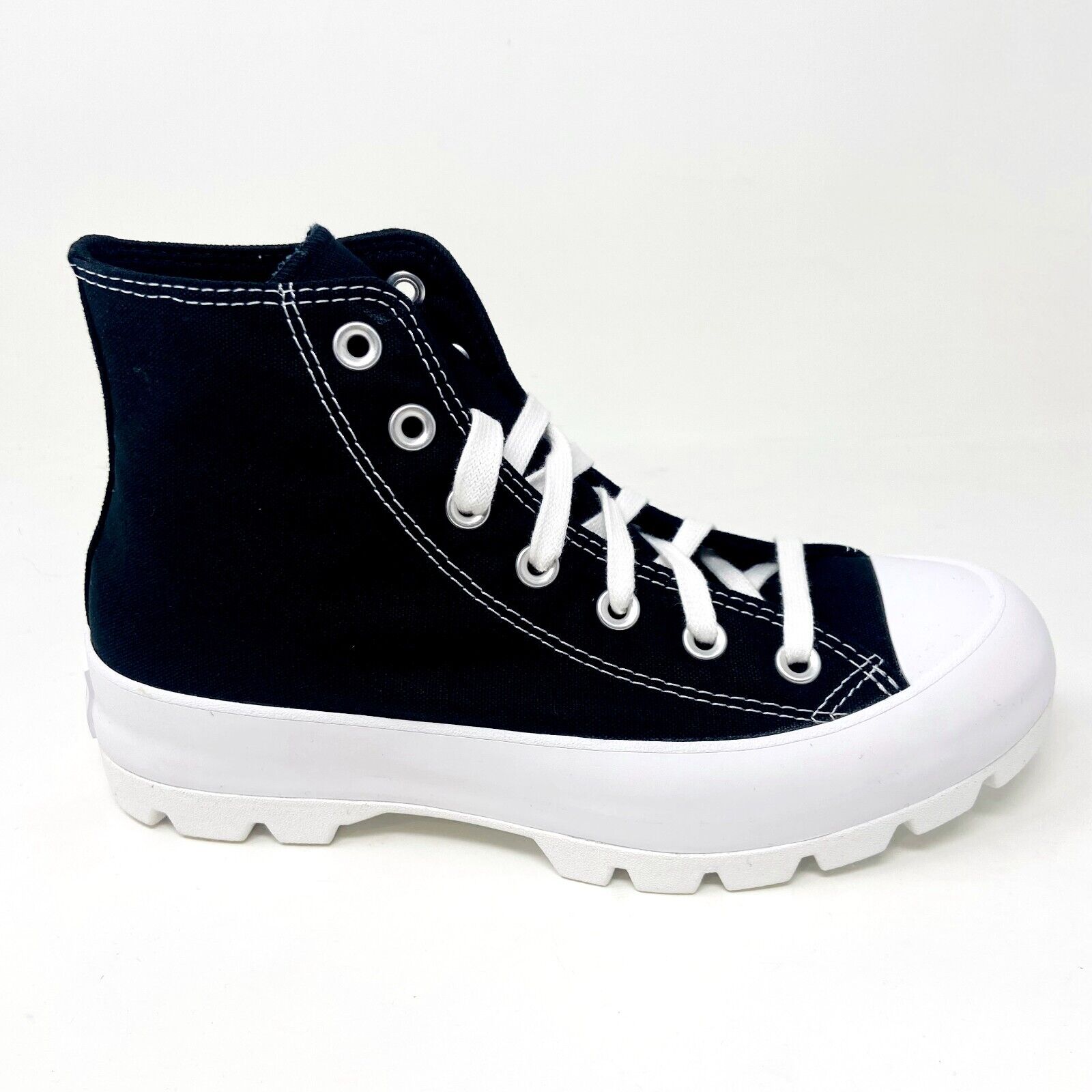Converse CTAS Lugged High Top Black White Platform Womens Sneakers 565901C  | eBay