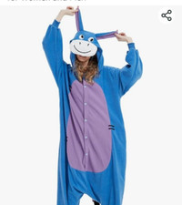 Adult Unisex Donkey Halloween Christmas Cosplay Costume Pajamas M Sweetxin