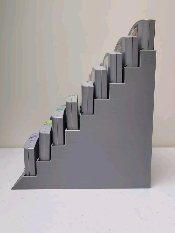 Soporte de exhibición de cartuchos Nintendo 64, N64 18, impreso en 3D Foto 3 de 4