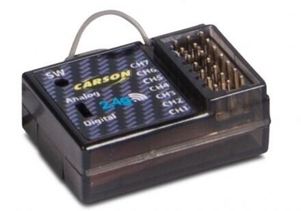 Carson 500501546 - Empfänger Reflex Wheel LCD 7 Kanal 2.4 G - Neu - Bild 1 von 1