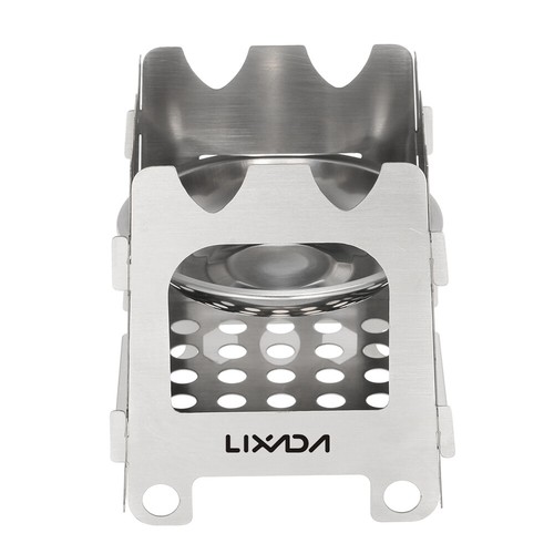 Lixada Outdoor Camping Wood Stove Folding Pocket Alcohol Stove For Hiking - Picture 20 of 23