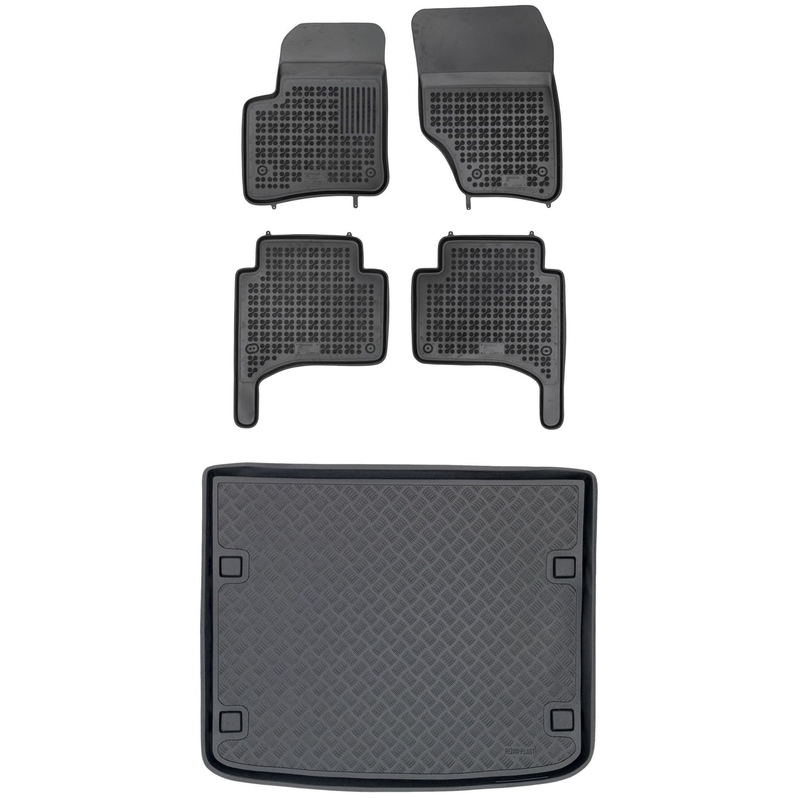Tapis de sol Porsche Cayenne et protection coffre imperméable antiboue