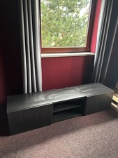 TV Schrank lowboard schwarz IKEA B:180cm Höhe 40 cm , Nur Abholung !BESTA 18351