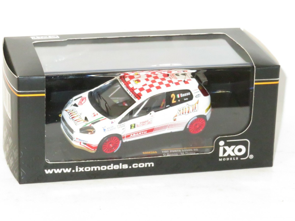 1/43 Fiat Punto S2000 Abarth SELENIA Rally Monte Carlo 2009