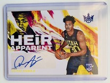2022-23 Court Kings 08/25 Ochai Agbaji Heir Apparent Sapphire Rookie Auto RC