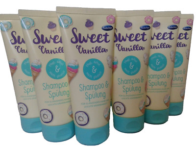 (6X200ml) Sweet Vanilla Shampoo mit Conditioner,für alle Haartypen-nährend-alle 
