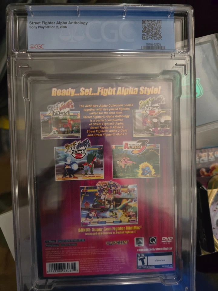 Street Fighter Alpha Anthology - PS2 - Brand New Graded Ccg 9.8 - Image 2 of 3