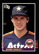 Mark Bailey 1985 Donruss #450 Houston Astros MLB READ FREE SHIPPING AutographDen