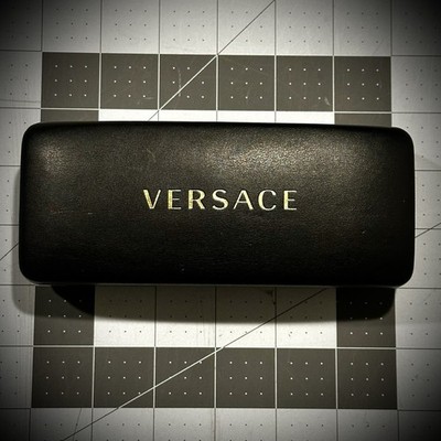 VERSACE Glasses Case  - Hard Shell Clam VERSACE black Hard Clam Shell Sunglasses eyeglasses Case | eBay main image 4