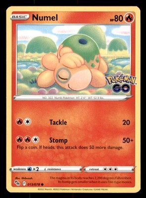 Numel #013/078 Pokemon GO