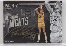 2019-20 Panini Noir Reigning Nights Signatures 99/99 Rick Barry Auto HOF 0r5l
