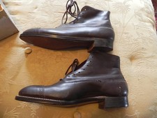 1890s-1910 Antique HC Godman Youth Brown Ankle Boots Original Box, Never Used