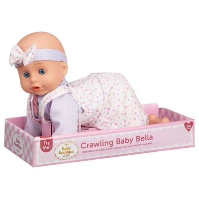 Baby Boutique Krabbelpuppe Baby Bella perfektes Geburtstagsgeschenk für Kinder