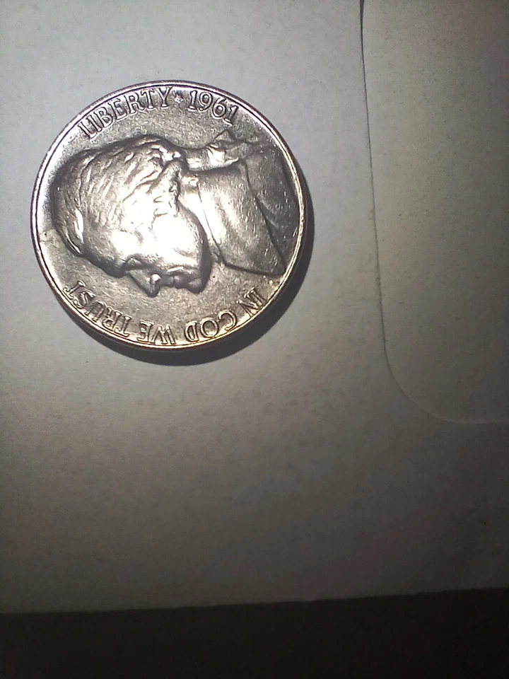 1961p Jefferson Nickel In Amazing Condìtion With Full Steps A True Gem As If It - Image 2 of 4