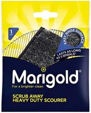 3x Marigold Scrub Away Heavy Duty Sponge-Filled Non-Scratch Scruber