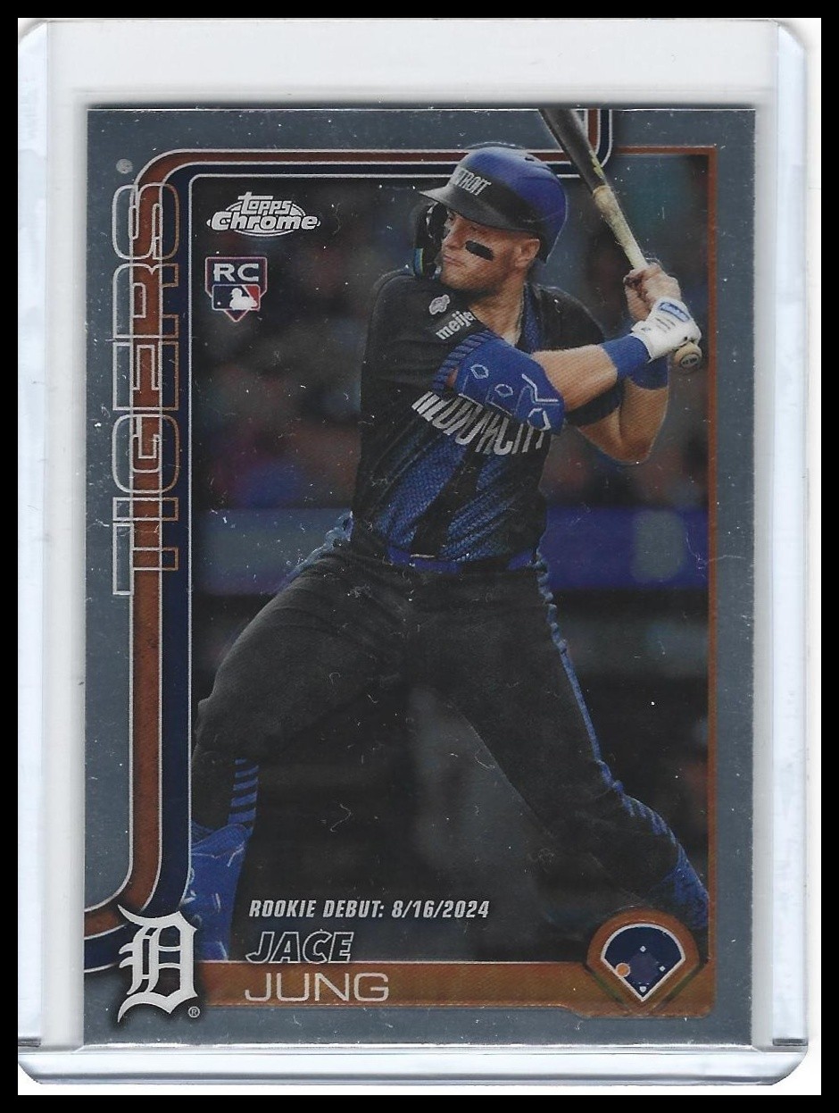 2025 Topps Chrome Update - Jace Jung - Chrome Rookie Debut #USC121 RC