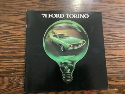 1971 FORD TORINO AUTO CAR ORIGINAL SALES BROCHURE - Very Good Condition