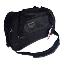 Black Pet Carrier Soft sided xsmall Dog travel bag airline approved16"x8"x11.5"
