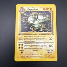 Magneton 1st Edition - 1999 Pokemon Fossil #26/62  Non Holo on eBay