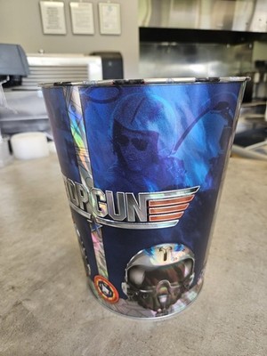 Top Gun 40th Anniversary (2026) Metal Popcorn Bucket - In Hand And