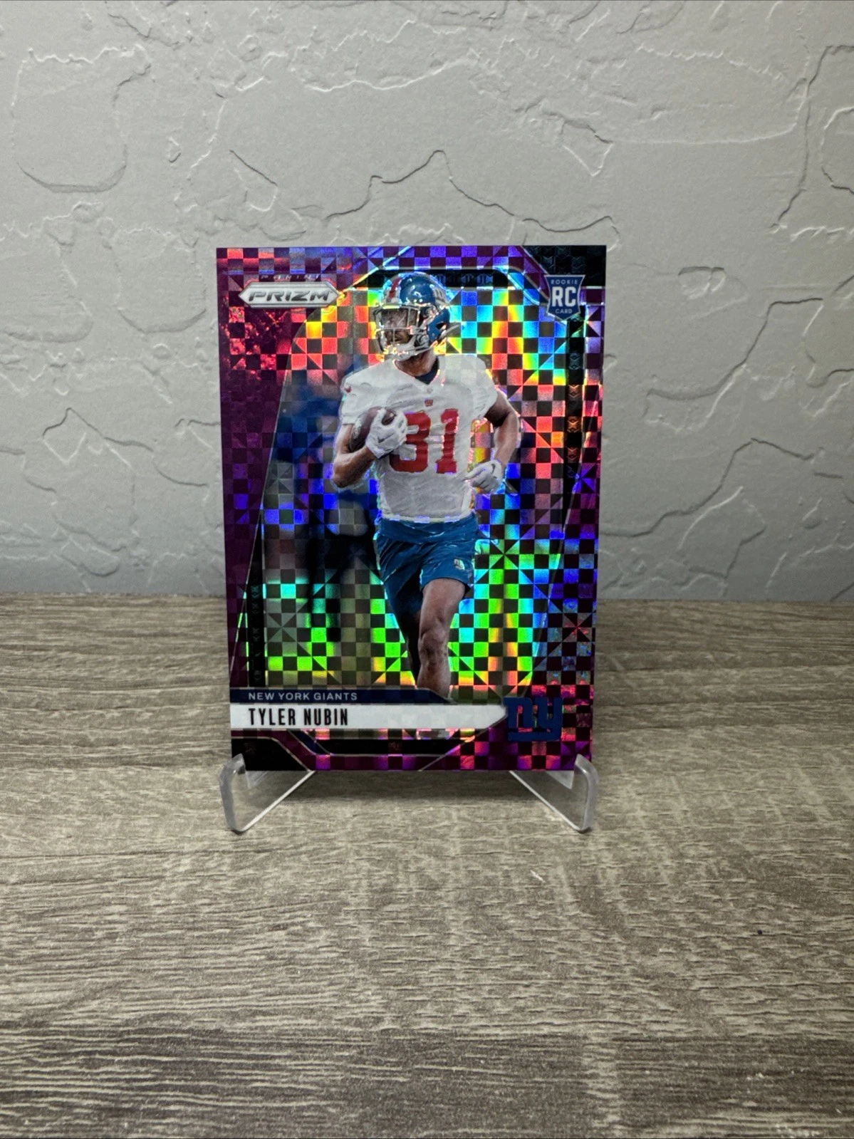 2024 Panini Prizm Tyler Nubin Purple Power Rookie RC /49 #395 Giants