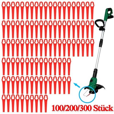 50-200 Ersatz Kunststoff Messer Klingen für Einhell Akku Rasentrimmer GE-CT 18Li